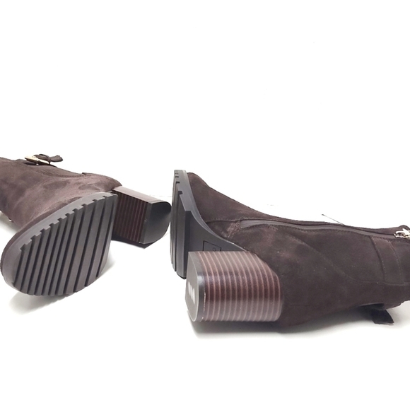 Blondo Tobi Bootie Waterproof Brown Suede Size 8.5 M B6648 DD343 - Picture 8 of 10